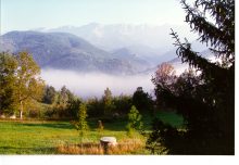 The beautiful morning mist at Els Picots